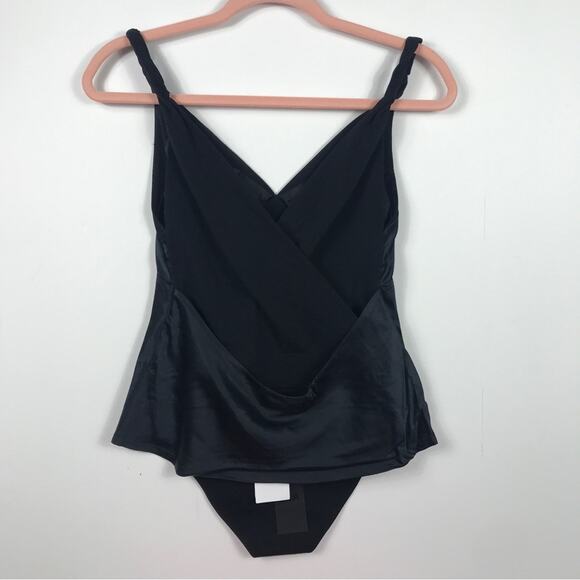 RtA Livia 100% Silk And Stretch-tulle Bodysuit - Black - Picture 11 of 15